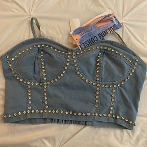 Jean halter rhinestones